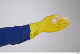 Photos Shawn Jacobs Painter in Blue Coveralls gloves hand 0002.jpg